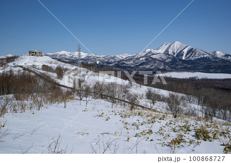 地球が丸く見得る開陽台 100868727