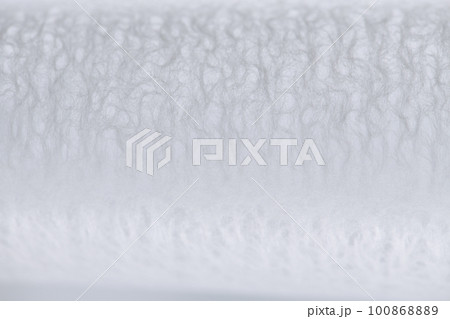 和紙による円筒形表現の背景素材（パール・グレー） 100868889