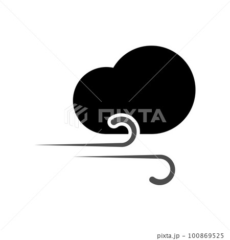 Illustration Vector Graphic of Windy Icon 100869525