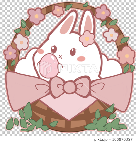 easter egg rabbit easter egg rabbit 100870357