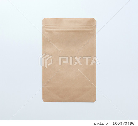 チャック袋、チャック付クラフト袋（パッケージ）／切り抜き用 100870496