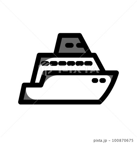 Illustration Vector Graphic of Yacht Icon 100870675