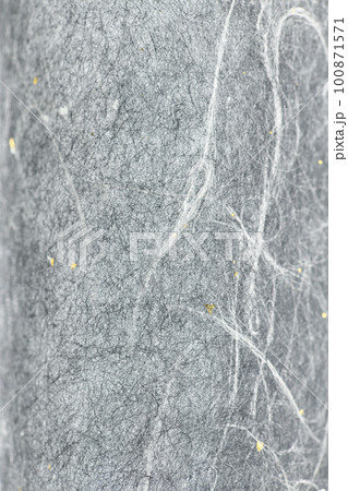 和紙による円柱表現の背景素材（金銀雲竜模様） 100871571