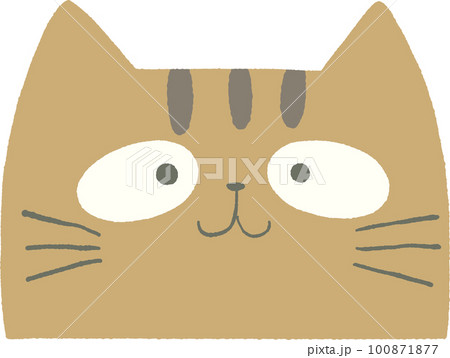 猫のかわいい顔イラスト 猫のかわいい顔イラスト 100871877