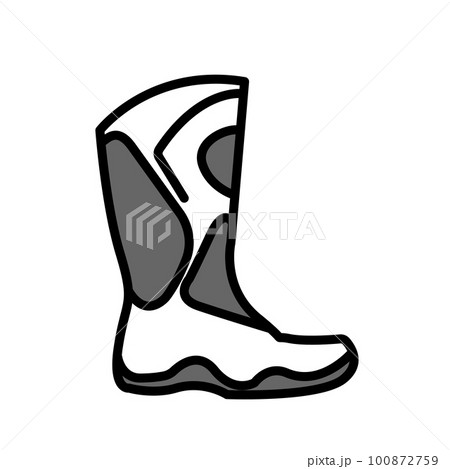 Illustration Vector graphic of boot icon Illustration Vector graphic of boot icon 100872759