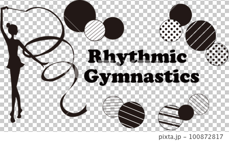 Rhythmic Gymnastics Silhouette On White Background Royalty Free SVG,  Cliparts, Vectors, and Stock Illustration. Image 15439718.