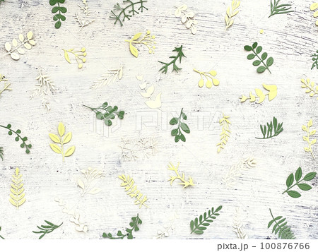 リーフ型のペーパークラフト リーフ型のペーパークラフト 100876766