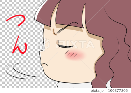 woman looking sideways 100877806