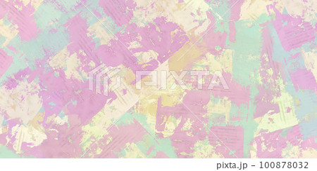 ペンキ、ローラーの質感、抽象的なペイント 100878032