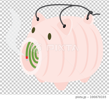 Vector illustration of mosquito coil 100878103