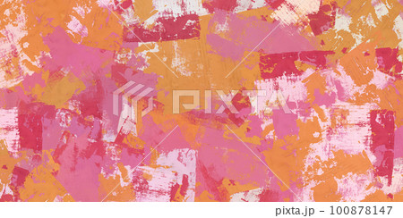ペンキ、ローラーの質感、抽象的なペイント 100878147