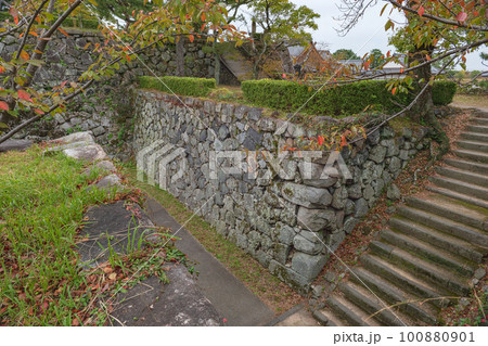 佐賀 佐賀城 天守台石垣 佐賀 佐賀城 天守台石垣 100880901