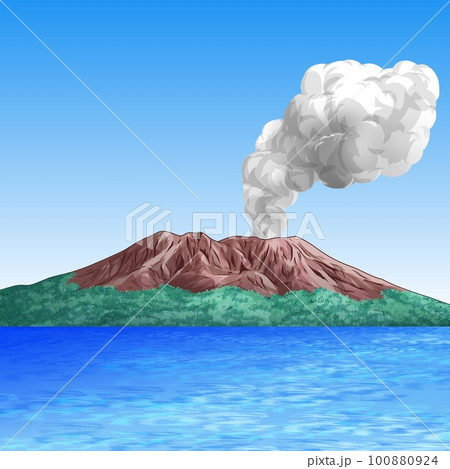 鹿児島の火山 桜島 100880924