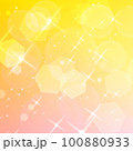 キラキラ背景イエロー キラキラ背景イエロー 100880933