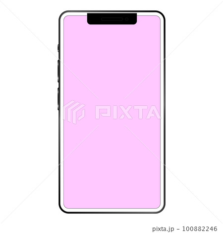シンプルで使いやすい大画面スマホ 100882246