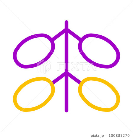 ramadan icon set duocolor purple yellow style illustration vector element and symbol perfect. 100885270