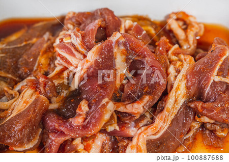 味付きジンギスカン肉 100887688