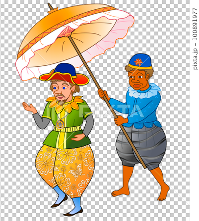 追隨黑奴的南蠻 100891977