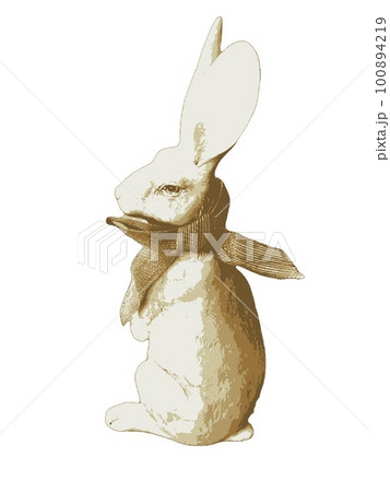 watercolor rabbit isolated on white background watercolor rabbit isolated on white background 100894219