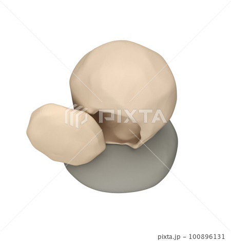 He is risen. Easter resurrection 3d icon illustration. Cave with large stone at entrance. Empty tomb of Jesus. Scripture. isolated on white background with clipping path He is risen. Easter resurrection 3d icon illustration. Cave with large stone at entrance. Empty tomb of Jesus. Scripture. isolated on white background with clipping path 100896131