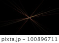 Fractal Illustration of Golden Star on Black Background 100896711