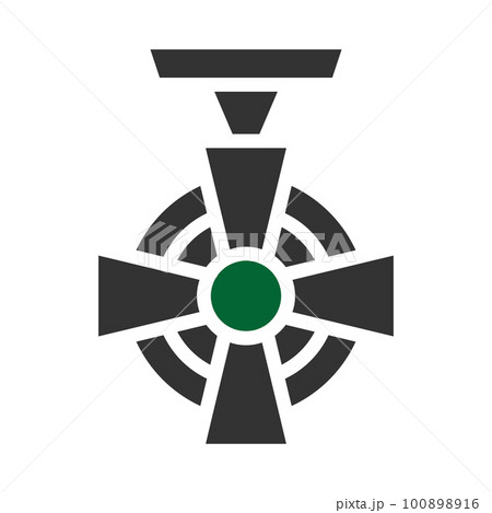 military icon solid grey green style illustration vector army element and symbol perfect. 100898916