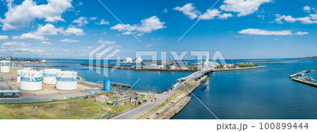 「青森県」八戸港・工業地帯 八戸市 「青森県」八戸港・工業地帯 八戸市 100899444