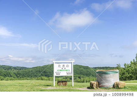 記念撮影用の牧草ロール 滝野すずらん丘陵公園 札幌市 記念撮影用の牧草ロール 滝野すずらん丘陵公園 札幌市 100899498