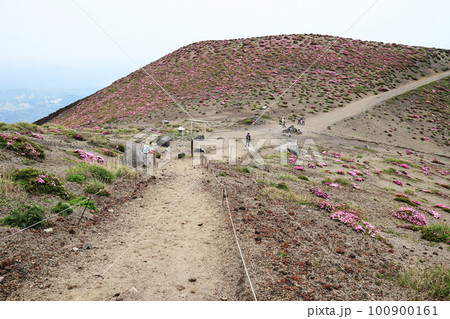初夏に登る高千穂峰の楽しい登山道 初夏に登る高千穂峰の楽しい登山道 100900161