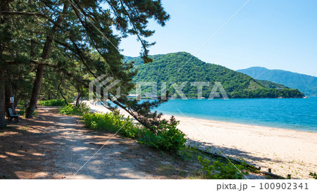 気比の松原と気比の松原海水浴場 気比の松原と気比の松原海水浴場 100902341