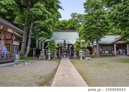 有鹿神社の境内 有鹿神社の境内 100908093