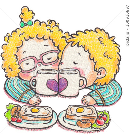 男の子と女の子 100910697