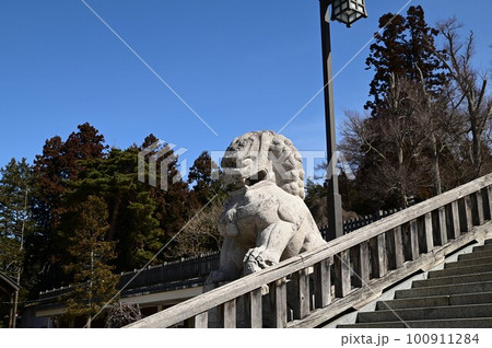 早春の盛岡八幡宮 早春の盛岡八幡宮 100911284