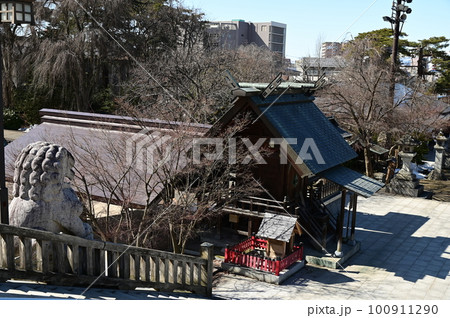 早春の盛岡八幡宮 早春の盛岡八幡宮 100911290