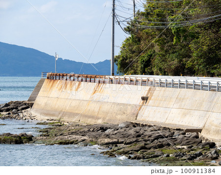 志賀島南部の海岸。 100911384