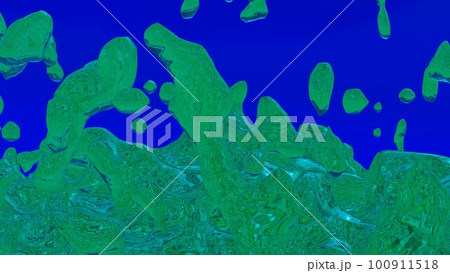 水のイラスト(デスクトップ壁紙) 100911518