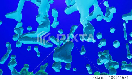 水のイラスト(デスクトップ壁紙) 100911681