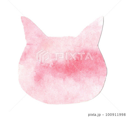 ピンク色の猫 100911998