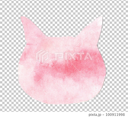 ピンク色の猫 100911998