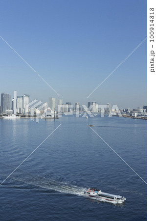 レインボーブリッジからの風景 イメージ レインボーブリッジからの風景 イメージ 100914818