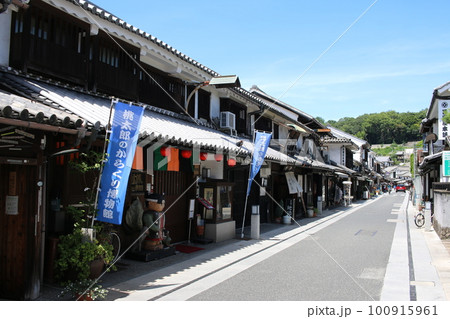 倉敷美観地区の街並 倉敷美観地区の街並 100915961