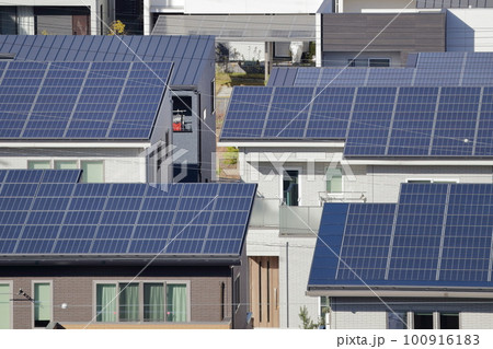 住宅の太陽光発電 100916183