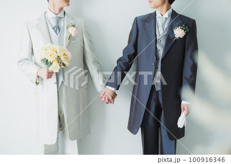 LGBT婚　ブライダルフォトイメージ 100916346
