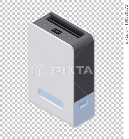 アイソメトリック図法で描いた除湿機(除湿器)のイラスト アイソメトリック図法で描いた除湿機(除湿器)のイラスト 100920872