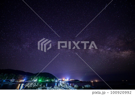 【和歌山・すさみ】江須崎、日本童謡の園、満天の星空と天の川が美しかったです。 100920992