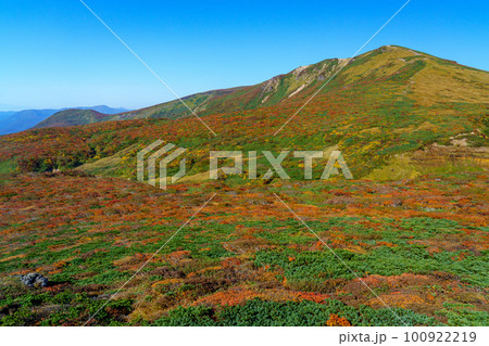 神の絨毯 日本一美しい紅葉 栗駒山 東北観光10月 神の絨毯 日本一美しい紅葉 栗駒山 東北観光10月 100922219