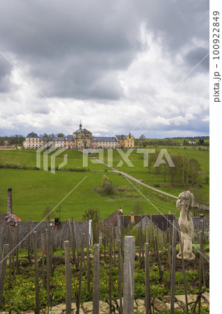 Kuks hospice with baroque decoration, Eastern Bohemia, Czech Republic Kuks hospice with baroque decoration, Eastern Bohemia, Czech Republic 100922849