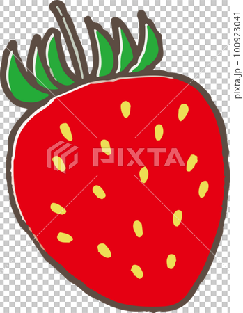 Simple strawberry illustration 100923041