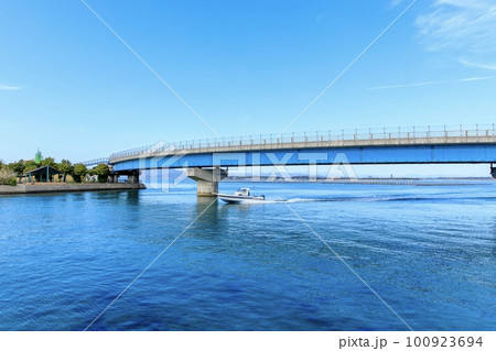 浜松市、浜名湖と第二勝鬨橋 浜松市、浜名湖と第二勝鬨橋 100923694