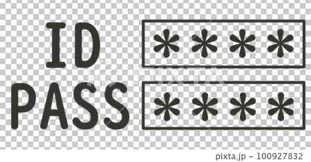 id and password icon 100927832